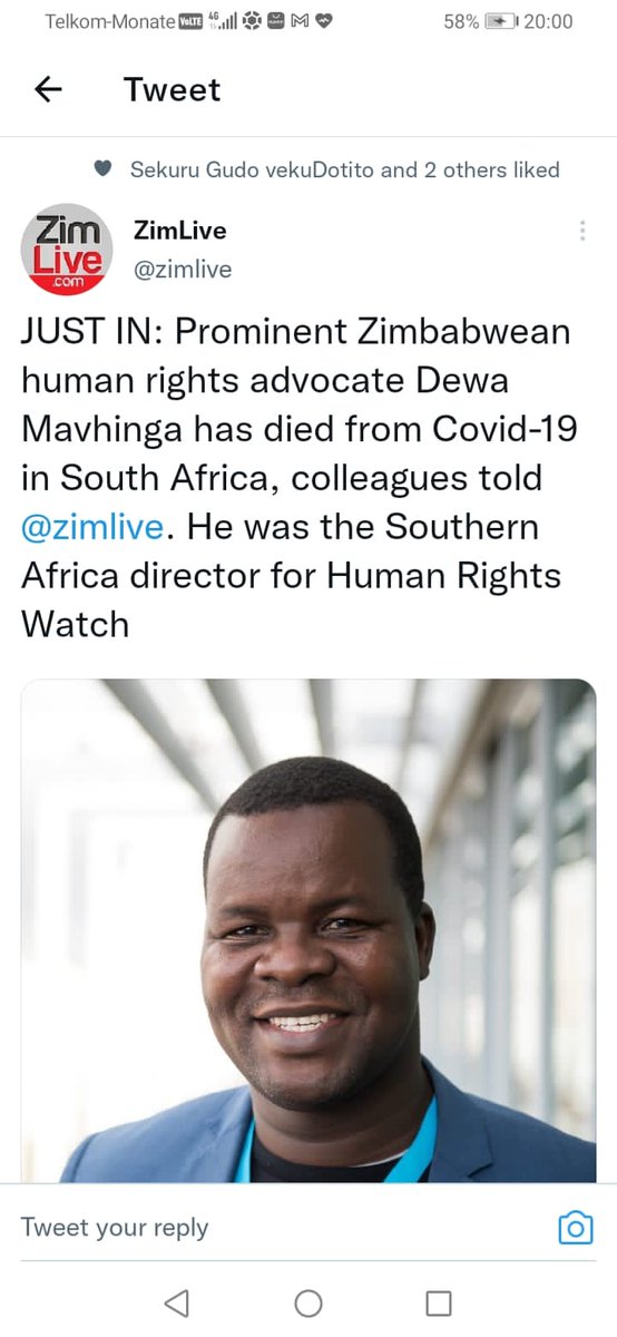 HumanRightsMW's tweet photo. Son of the African Soil, may you rest in power. You fought a great fight for human rights in Southern Africa and beyond. We will always remember how you stood firm and never relented in the human rights field. Rest in power! https://t.co/9txFTAvEY6