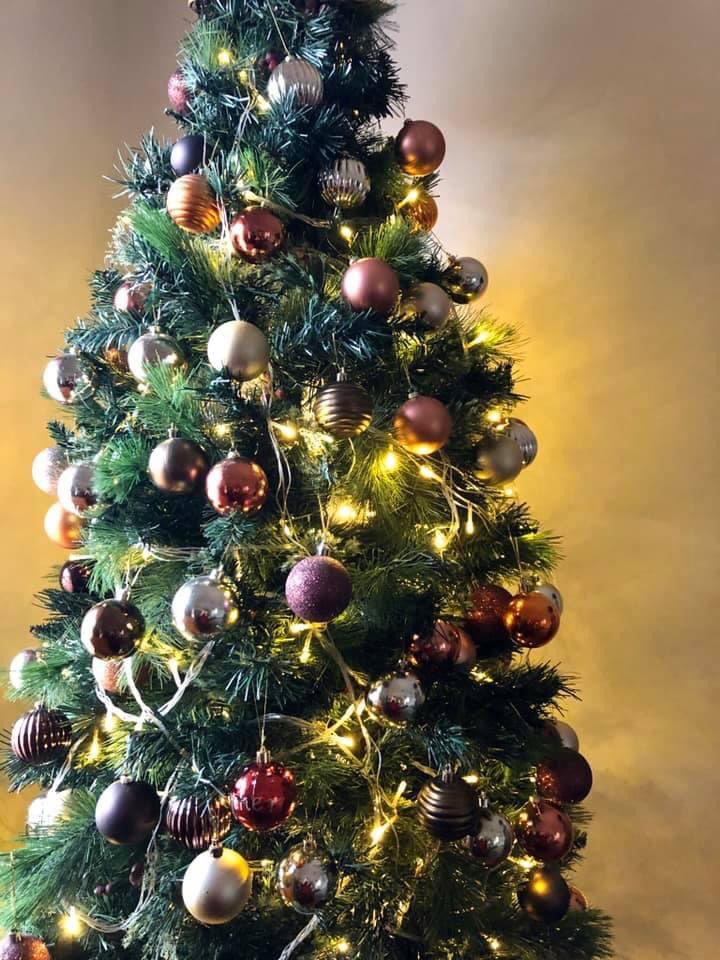 There’s something just so magical about a Christmas tree and the sparkle of lights. I love our tree.
