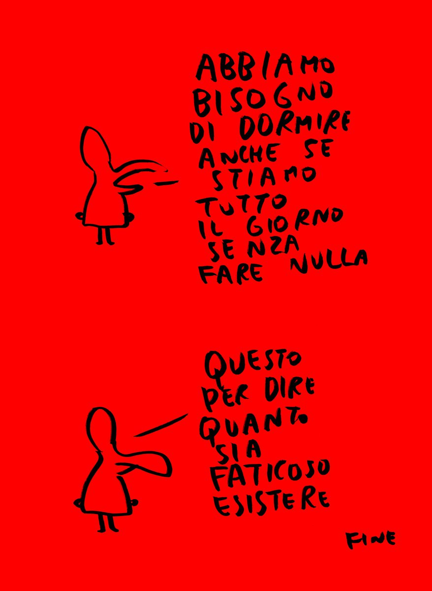 GliScarabocchi's tweet photo. Abbiamo bisogno di dormire https://t.co/1X9sKkxjDv