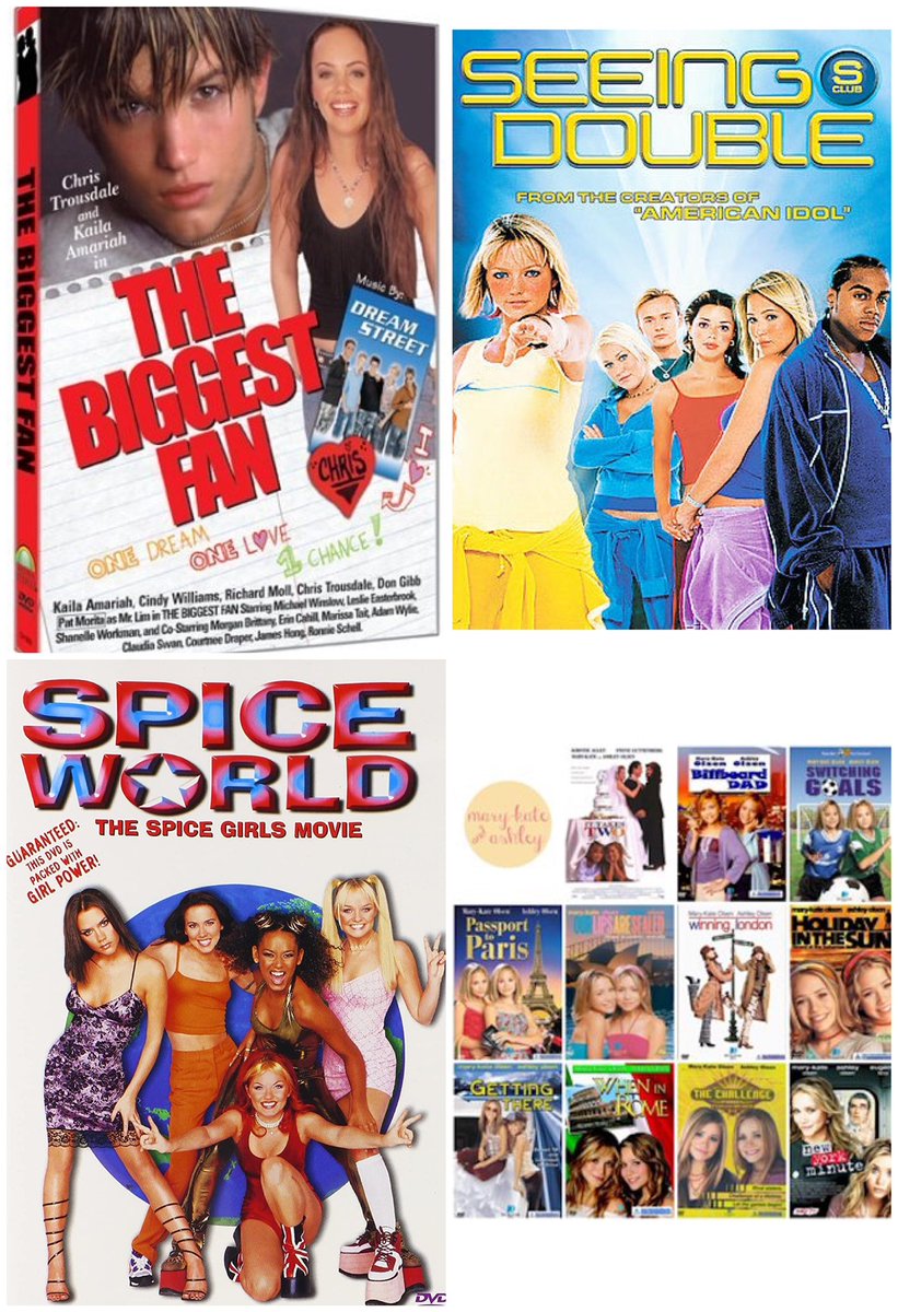 AcidicStef's tweet photo. @jaimepantss I absolutely love your movie reviews! I need to submit the following for you to watch. # 1 being “The Biggest Fan” feat. Jesse McCartney’s boyband Dream Street. Everything about the movie is SO bad that it’s entertaining! “Seeing Double” feat. British singing group S Club…(1/2) https://t.co/ipNxvlavyJ