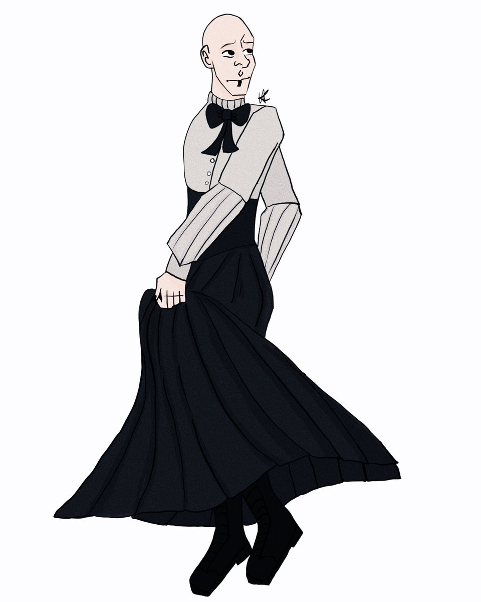 Starrycowboy's tweet photo. Piter in a dress. #piter #piterdevries #Daviddastmalchian #dune https://t.co/nGoMto5CBf