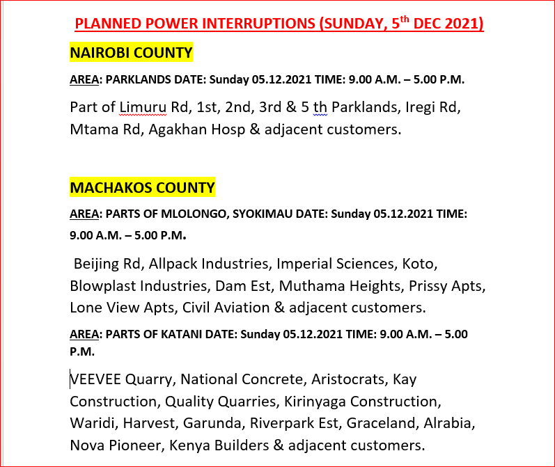 Kenya Power tweet media