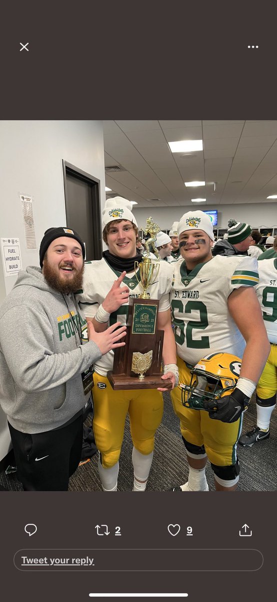 delphia_brad's tweet photo. Crazy to think that my high school career is over. Wouldn’t have asked for a better ending with my brothers for my senior season. Thank you @SEHS_FOOTBALL for the chance and thank you to all my coaches and teammates that pushed me to do better everyday!! https://t.co/opQSmdD6op