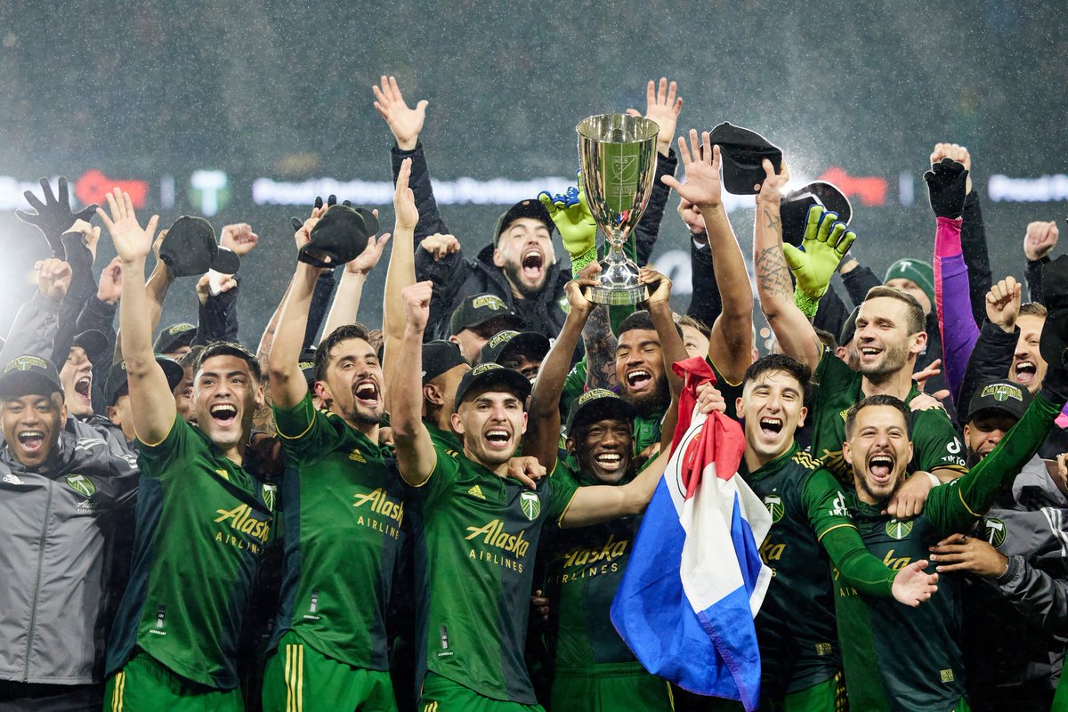 TimbersFC's tweet photo. After tonight's match, we advance to the MLS Cup for the third time in club history and second time in the past four seasons. 🥳

More #ByTheNumbers: https://t.co/EsODHLpUEn | #RCTID https://t.co/yepC8PGApZ