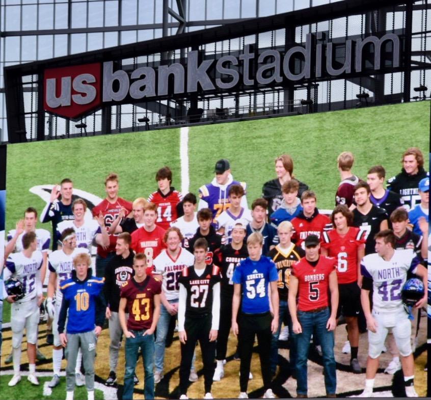 Congratulations to Jake Gaylord <a href="/jakegaylord14/">Jake Gaylord</a> on representing us for his Academic Excellence today at US Bank Stadium! #WingsUp 🤙
