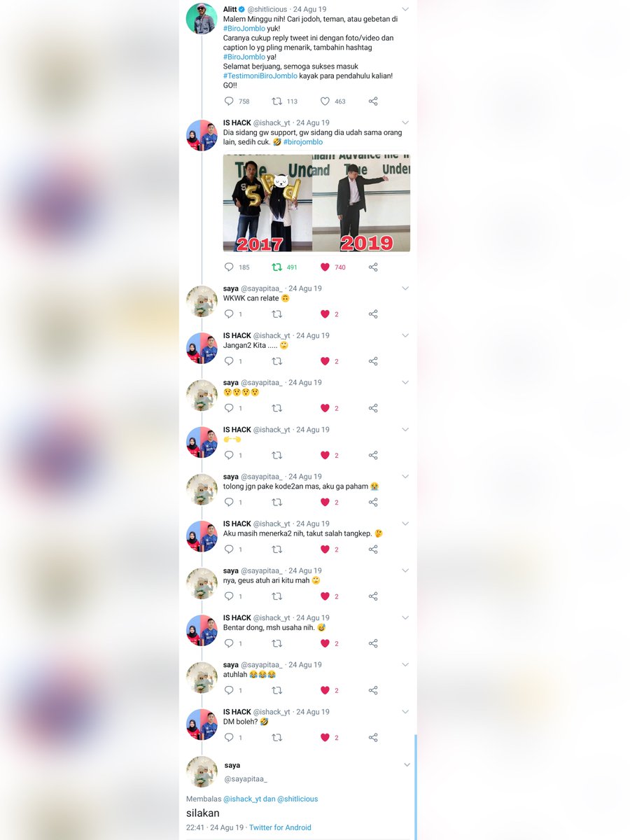 ishack_yt's tweet photo. "ISENG-ISENG DAPET ISTRI" #BiroJomblo #TestimoniBiroJomblo

A TREAD

From This – To This https://t.co/vGNzYkztwK