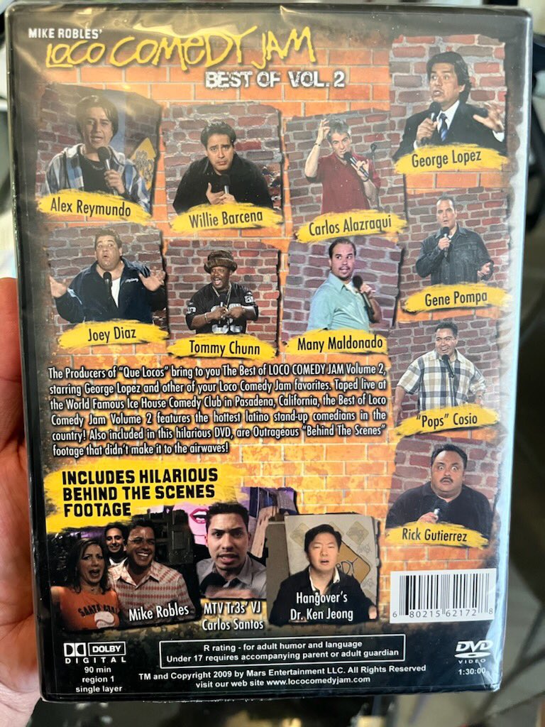 lococomedyjam's tweet photo. The perfect “Stocking Stuffer” this #Christmas The Best of Loco Comedy Jam Vol. 2 Featuring George Lopez. 
Cash App $EmmyMike $14.99 Includes Shipping &amp; Handling. #happyholidays 
#Feliznavidad #lococomedyjam #quelocos #queloco https://t.co/si0FDq89N2