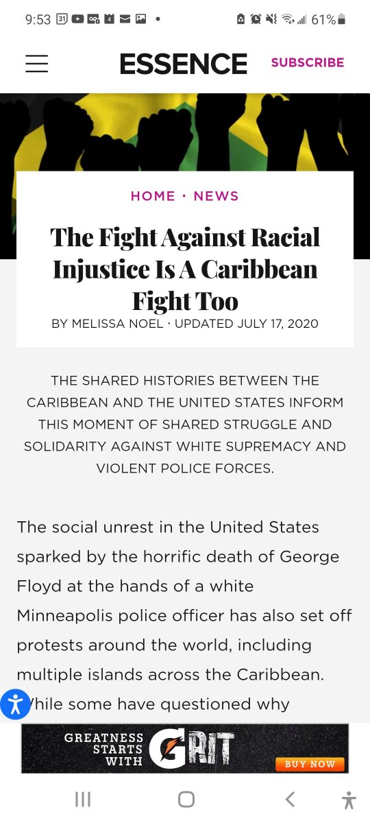 Melissa Noel (@livefrommelissa) on Twitter photo My <a href="/Essence/">ESSENCE</a> story "The Fight Against Racial Injustice Is A #Caribbean Fight Too" just won a <a href="/NABJ/">#NABJ Headquarters ✊🏾🖊️🎙️💻 📷 🎥 📝 🔈</a> Salute To Excellence Award- Magazine Category-International. I am incredibly grateful! Thank you to every person from island to island who shared their stories. #NABJAwards My <a href="/Essence/">ESSENCE</a> story "The Fight Against Racial Injustice Is A #Caribbean Fight Too" just won a <a href="/NABJ/">#NABJ Headquarters ✊🏾🖊️🎙️💻 📷 🎥 📝 🔈</a> Salute To Excellence Award- Magazine Category-International. I am incredibly grateful! Thank you to every person from island to island who shared their stories. #NABJAwards