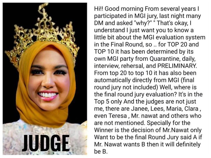 ardipamatong's tweet photo. tea time 🍵 Miss Grand International 2016 Ariska Putri revealed the GRAND evaluation system if the cheap pageant of Chef Nawat. #BoycottMGI #DropMGI #MissGrandInternational

cto: El Tocuyo Memes https://t.co/ixdNYhyCSV