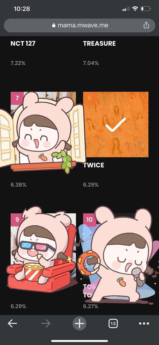 Twice_siu's tweet photo. [DAY 11] 
I vote for #MAMAVOTE #twice https://t.co/3c9gr5uqQF