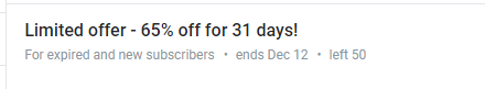 A HUGE 65% SAVING! COME AND SEE WHY PEOPLE SUBSCRIBE! LINK IN BIO! HURRY, LIMITED SPACES https://t.co/azqzljcHTE