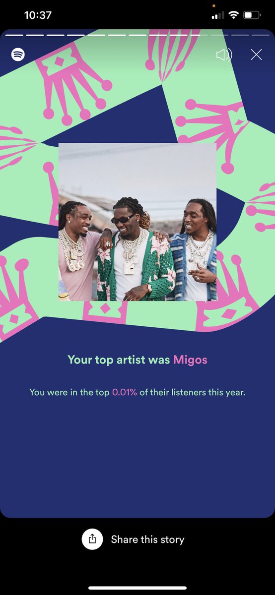 corna14's tweet image. Ayooo @Migos Top 0.01% of listeners? Who else can say that? @OffsetYRN @QuavoStuntin @1YoungTakeoff #fortheculture