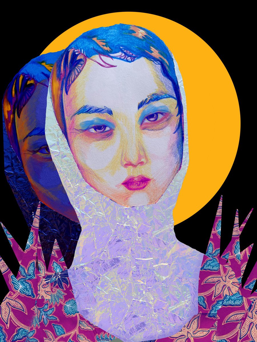 Nymea__'s tweet photo. SHI LIN
Shi Lin is a fictional character that I created for this portrait. “Shi” is the Chinese word for "poetry". I see her as a nightcrawler who recites poetries at night for abandoned children keeping them company. 
@pentas_io 
Available at https://t.co/qowzVdlIRD https://t.co/iwJtepbdah