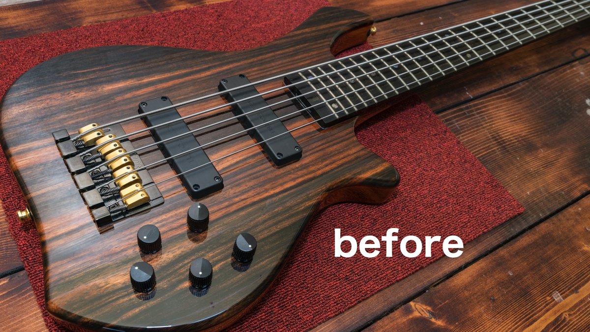 ZON Legacy Elite 519. スルーネック個体への厚み10mmのキルトメイプル