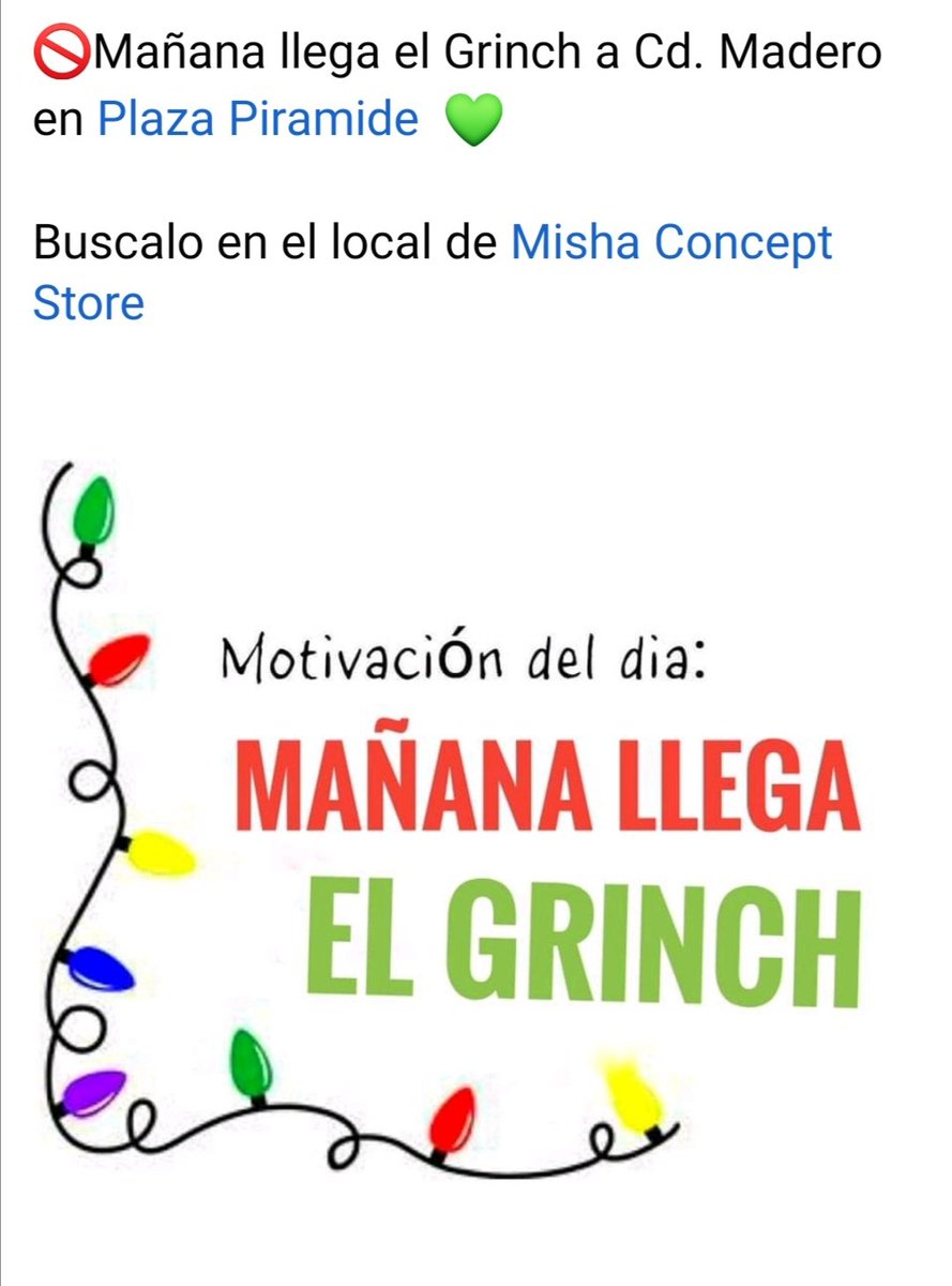 Paucon_P's tweet photo. Gente de #Tampico #Madero #Altamira los esperamos para que se tomen la fotito con el grinch 🎄🎄de 4 PM a 8 PM en plaza pirámide, no faltes!!!! https://t.co/FSjhcTurCL
