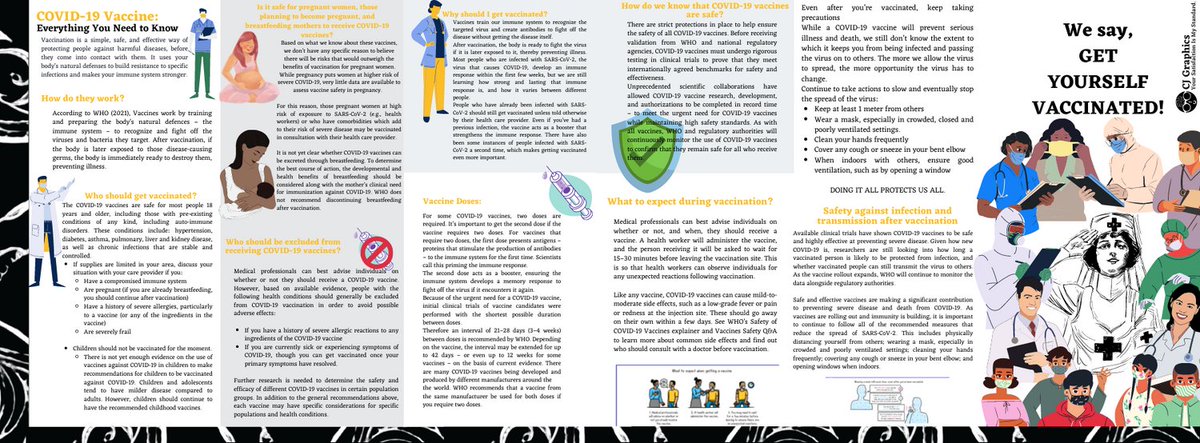 cjgraphics26's tweet image. Provide awareness regarding the COVID-19 Vaccines💉 
Visit Our Site Now! cjgraphics.mystrikingly.com
#21DayCampaign #SupportFreelancer #CJGraphics #YourSatisfactionIsMyStandard #GraphicDesigner #SpreadAwareness #GetVaccinated #KnowTheVaccines #EradicateCOVID-19 #LamangAngMayAlam