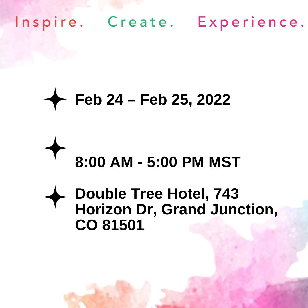Initiate_GJ's tweet photo. Initiate conference held in Grand Junction, Colorado is a 2 powerful day conference for professional development for those in the fields of marketing, communications, and business. 

Learn more on our website and stay tuned for all the fun things you could be apart of! https://t.co/g2wUt5lC9z