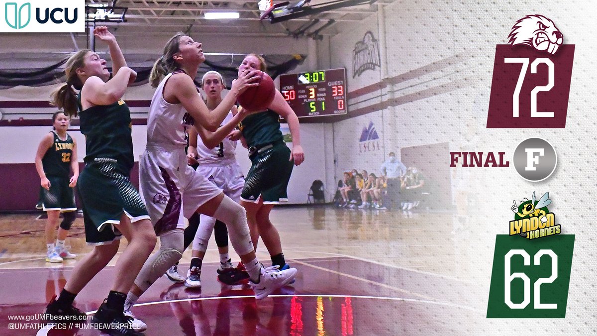 UMFathletics's tweet photo. WBB | Need to remember to ask Jerry for the key to the custodial closet in case we need the broom. 😉

@UMFwomenshoops completes the Saturday sweep over NVU-Lyndon with a double-digit win over the Hornets.
#UMFBeaverPride

Read ➡️ https://t.co/DpgDgV12Xr https://t.co/tw7tFTlhnb