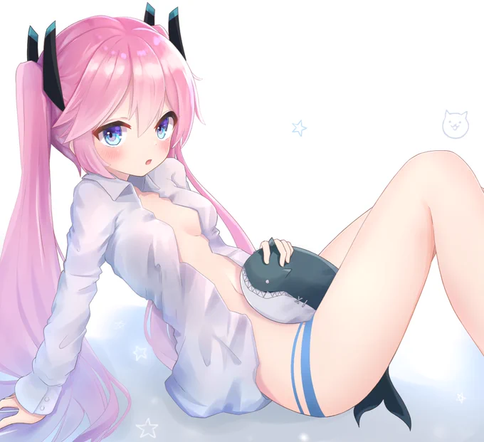 カリファとクジラのぬいぐるみ   #にゃんこ大戦争 