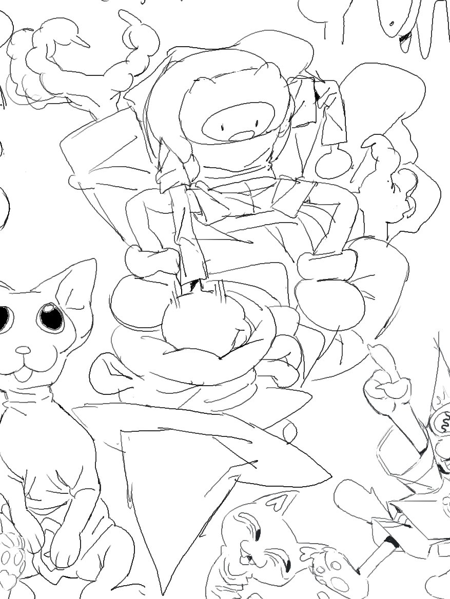 doodles from the drawpile stream with Danaaa