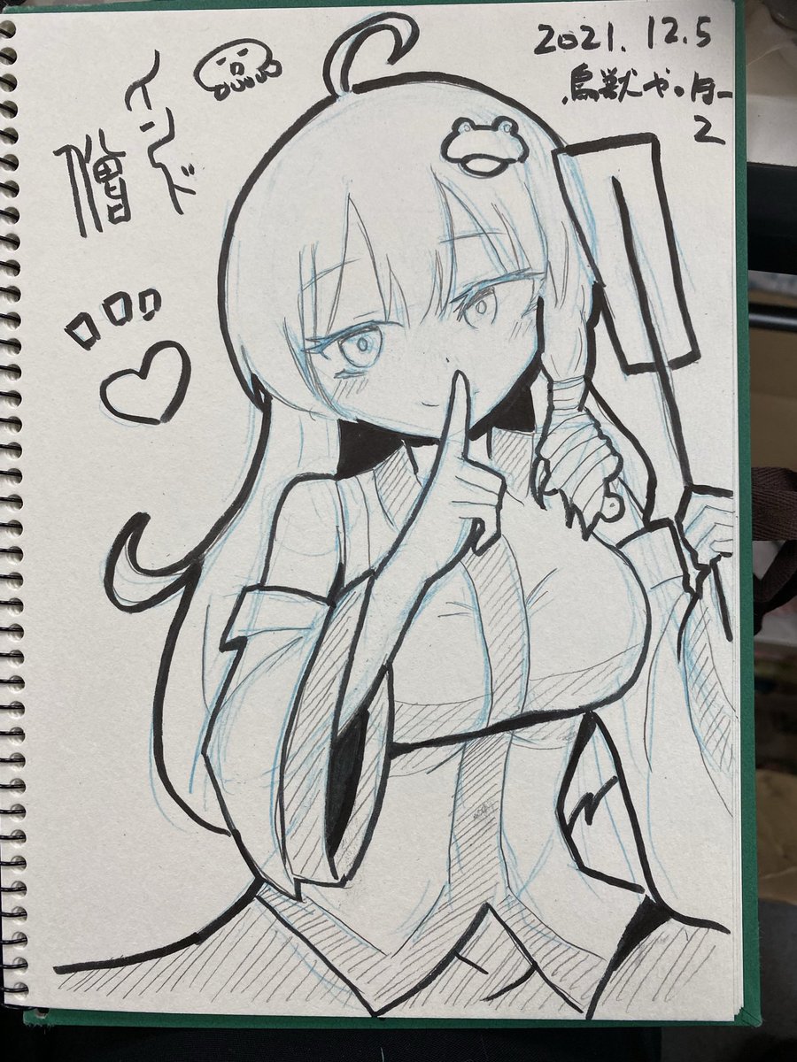 鳥獣やっほー2
早苗さんスケブです。 