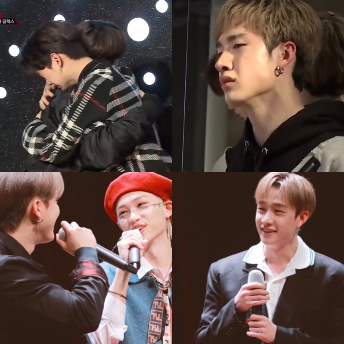 binseolovely's tweet photo. chan can finally look at them happily knowing changbin and felix both debuted together <3 https://t.co/YK7ZHG8DlJ