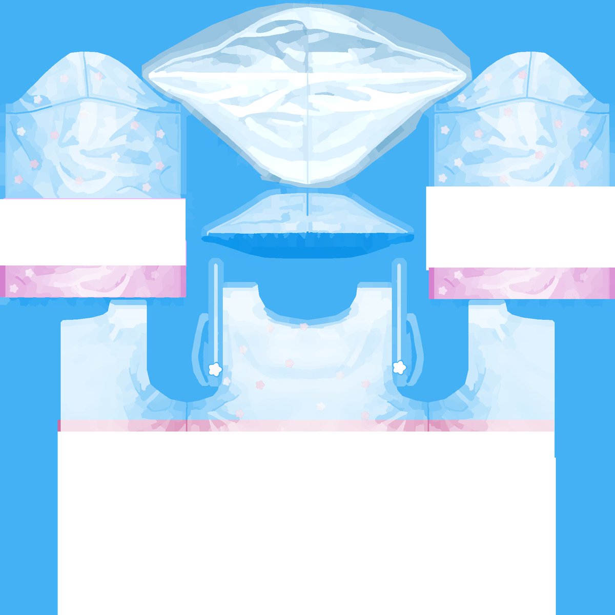 galaxygalll1's tweet photo. I made a cherry blossom star candy hoodie. Feel free to use the texture. #vroid #freetexture #freevroidoutfit #vroidoutfit https://t.co/OgoMqCSE2u
