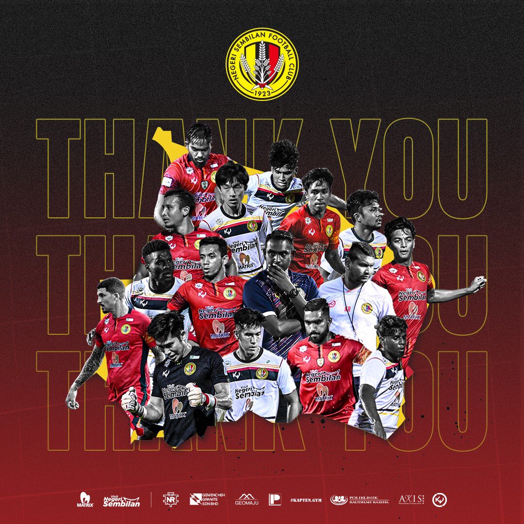 Kami ingin menitipkan setinggi penghargaan kepada kedua jurulatih, Arulchelvan Samba &amp; K.Rajan yang tidak akan bersama pasukan pada tahun 2022.