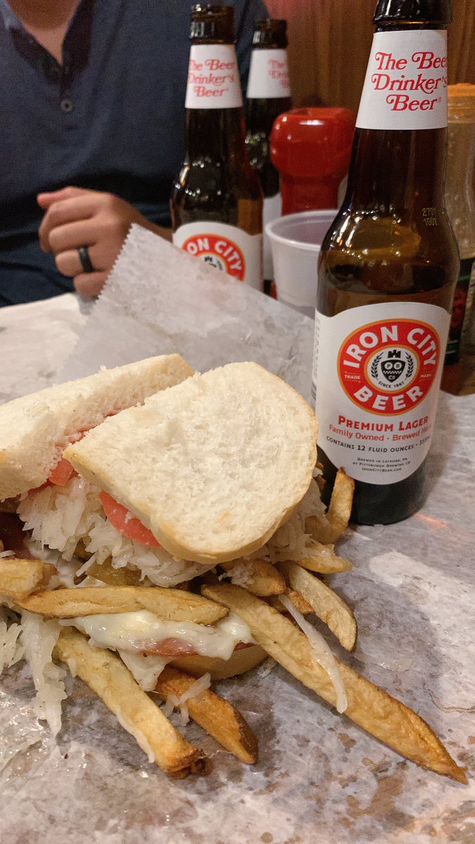 My 1st @primantibros and Iron City Beer! 🥲😛