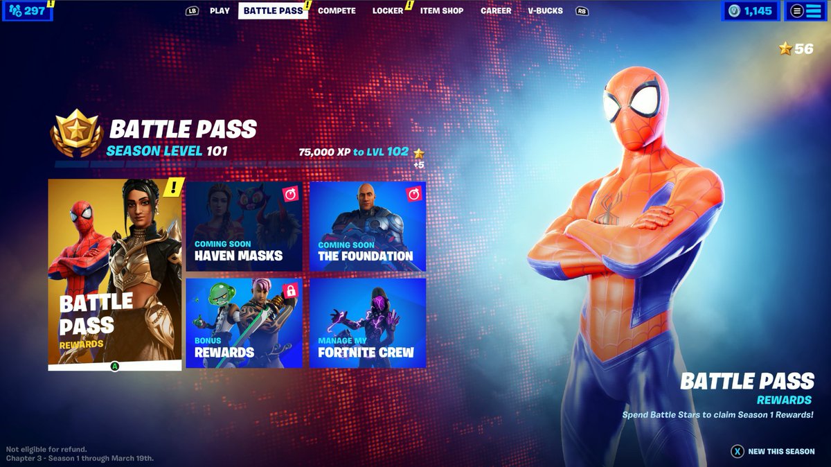 ManuelLeaksFBR's tweet photo. Aspecto del pase de batalla desde rl menú 
(@firemonkey)
#FortniteChapter3 https://t.co/1EfPFWOc4c