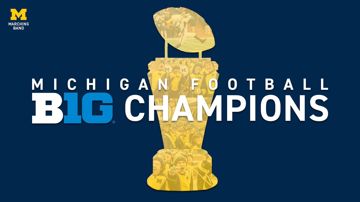 IT’S GREAT TO BE A MICHIGAN WOLVERINE! 💙💛〽️🏆

#UMichBand #GoBlue #B1GFCG #B1GChamps