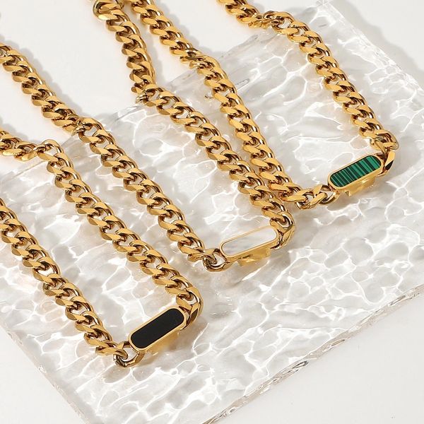 Gemlani's tweet photo. Malachite Cuban Link Chain
Malachite 18k Plated Stainless Steel Necklace
Sale price: $30.00 https://t.co/z1UCc0OcKe