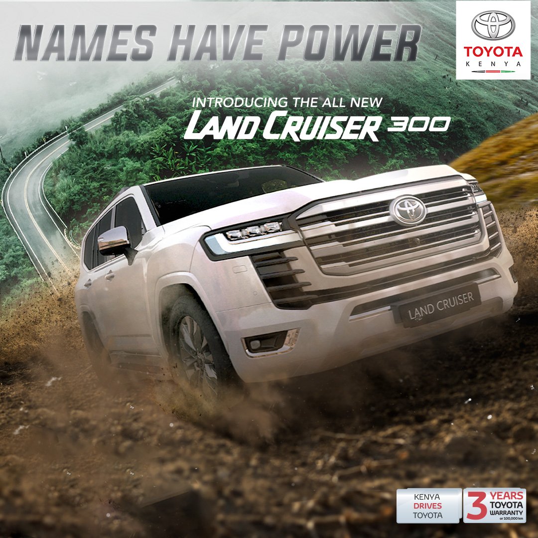 ToyotaCFAOKE's tweet image. No corner of our great continent is out of reach in the new LC 300, A worthy successor to it’s predecessor. #NamesHavePower  #ToyotaKenyaExperience #MasterOfAfrica