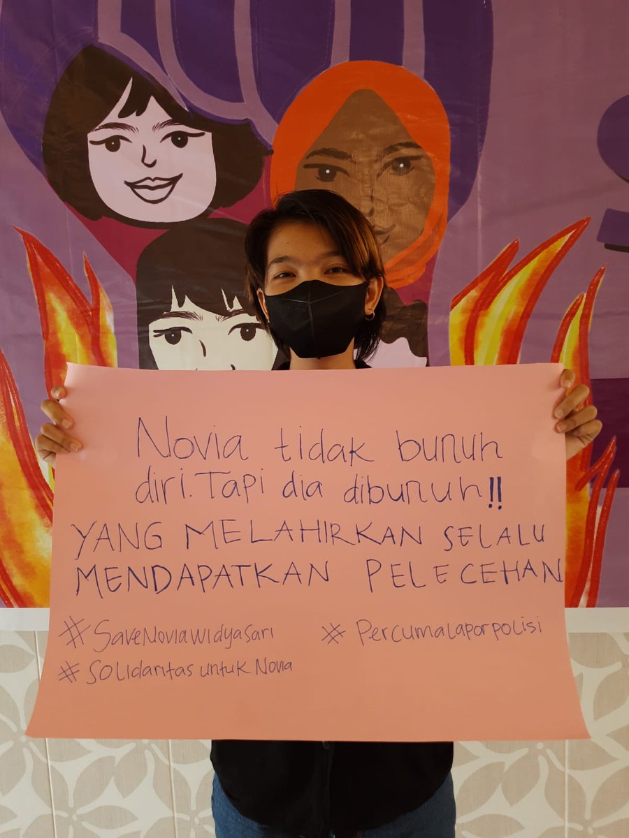 MudaSetara's tweet photo. #solidaritasuntuknovia #savenoviawidyasari #sahkanruutpks #mudasetara #lawankekerasanseksual #dukungpermendikbud30 #kampusaman #merdekaks #antiksdikampus #lawanKdP #gerakbersama #stopdatingviolence https://t.co/DbqmslRbVp