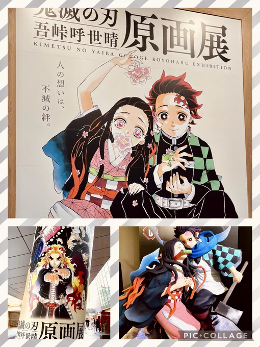 先日「#鬼滅展」行ってきました!!
みんなの戦った記録を見る気持ちで行ったので
最初から最後まで泣きっぱなしでした…😭
他のお客さんも泣いてた……😭✨

原画の素晴らしさはもちろん、
会場内デザインもすごくて…!すごくて…!

今晩からのアニメ二期も
心から楽しみです…!🥰生きて行ける… 