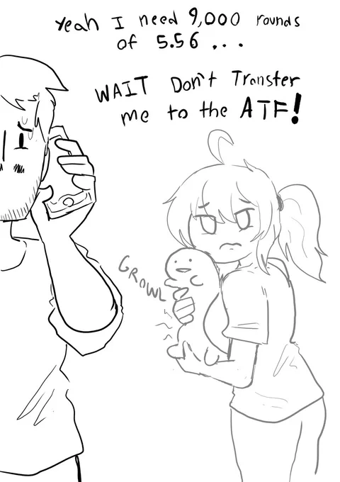 imagine having to feed nuko in a modern setting 