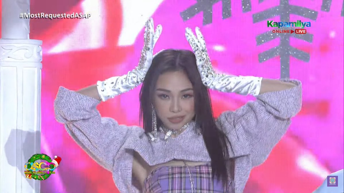 OfficialKpex's tweet photo. Maymay @maymayentrata07 The PPOP QUEEN!! That's the tweet.

#MostRequestedASAP https://t.co/HkKb6TgyCT