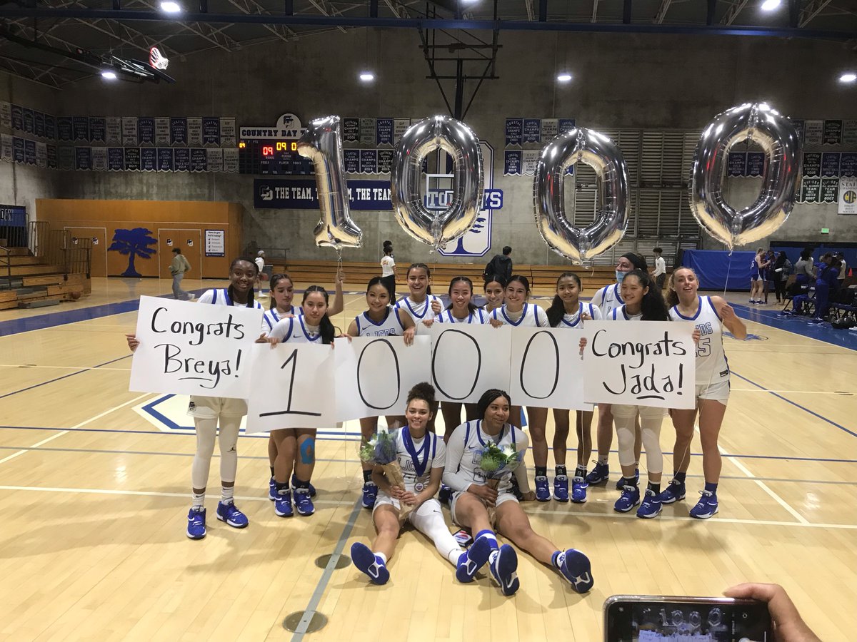 TorreyAthletics's tweet photo. 1000 CAREER POINTS! Congratulations to Torrey superstars Breya Cunningham and Jada Williams who have both exceeded 1000 points in their high school careers…with many more to come. @BreyaC2023 @mrsmac0606 @terri_bamford
#torreypride #ljcdswomensbasketball https://t.co/HgIFuNwmij