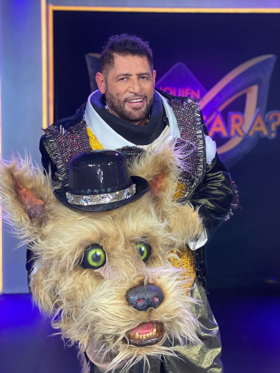 eslamascara's tweet photo. #FueraMáscara Perro pierde y tiene que quitarse la máscara.
 #PerroEs... @panchobarraza20
¿#QuiénEsLaMáscara? en el @TeletonMexico
#OrgullosamenteTercos 💜💛 https://t.co/wnldVBt8PJ