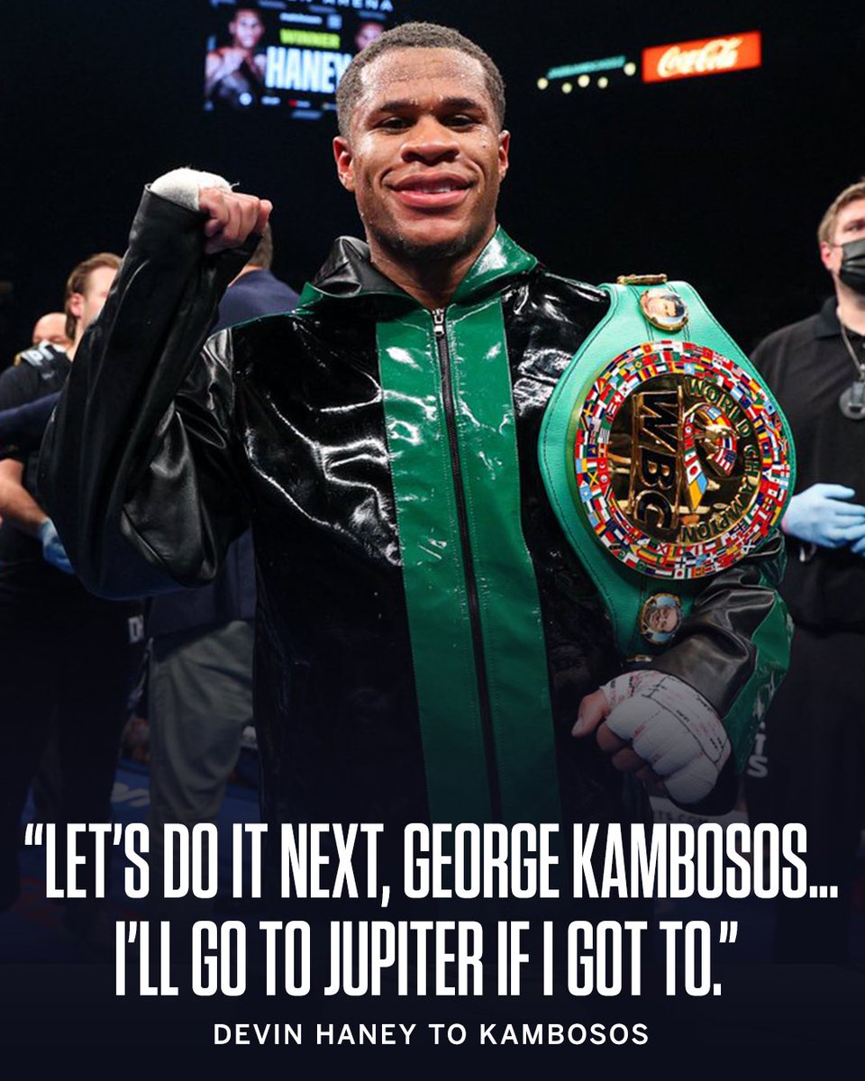 Haney is willing to fight Kambosos anywhere for a shot at the belts 🪐 #HaneyDiaz