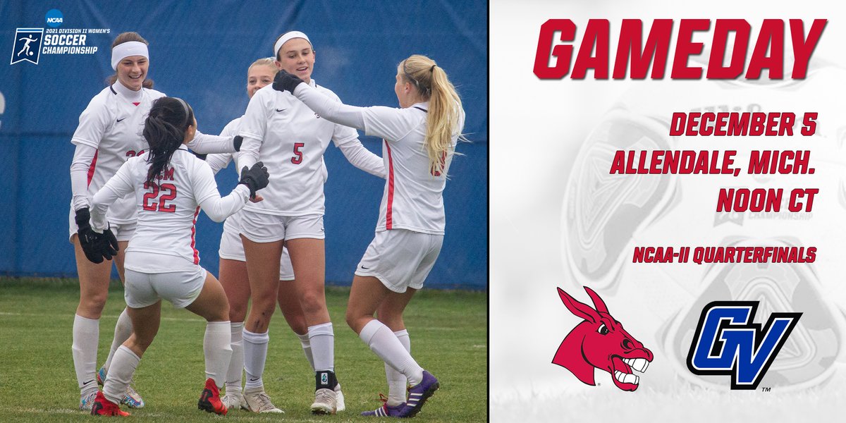 Get up, it's <a href="/NCAADII/">NCAA Division II</a> tournament GAMEDAY!

We take on top-ranked Grand Valley State in the NCAA-II national quarterfinals today at noon CT in Allendale, Mich. 

💻 | bit.ly/3EupOfy
📊 | bit.ly/330yjBs
🎟️ | bit.ly/3pvBybu

#teamUCM