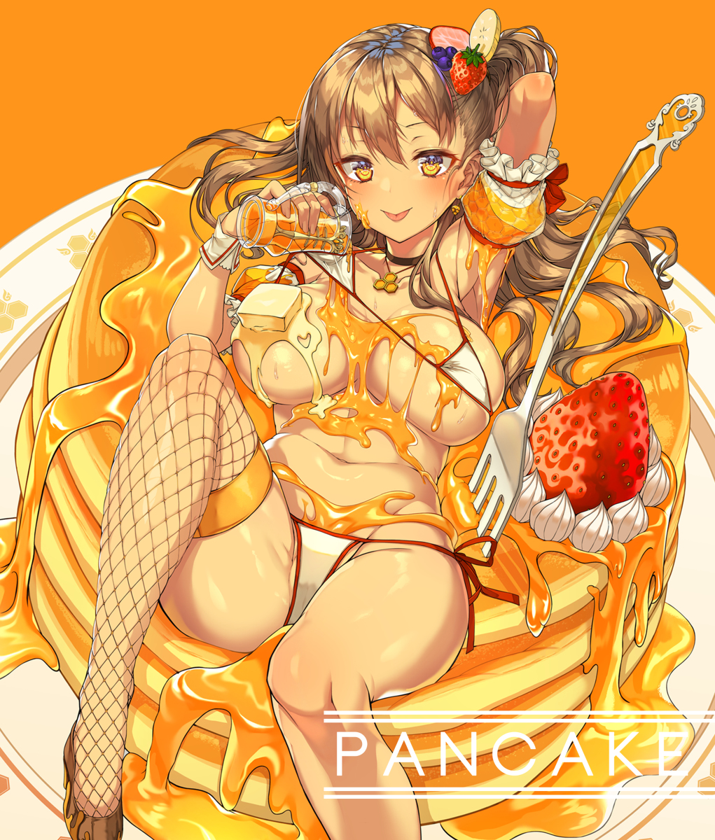 K1N0s's tweet photo. ホットケーキ★ #オリジナル #女の子 #ホットケーキ #蜂蜜 #フルーツ https://t.co/OkvRH38ZwL https://t.co/WA1tQ1r28H