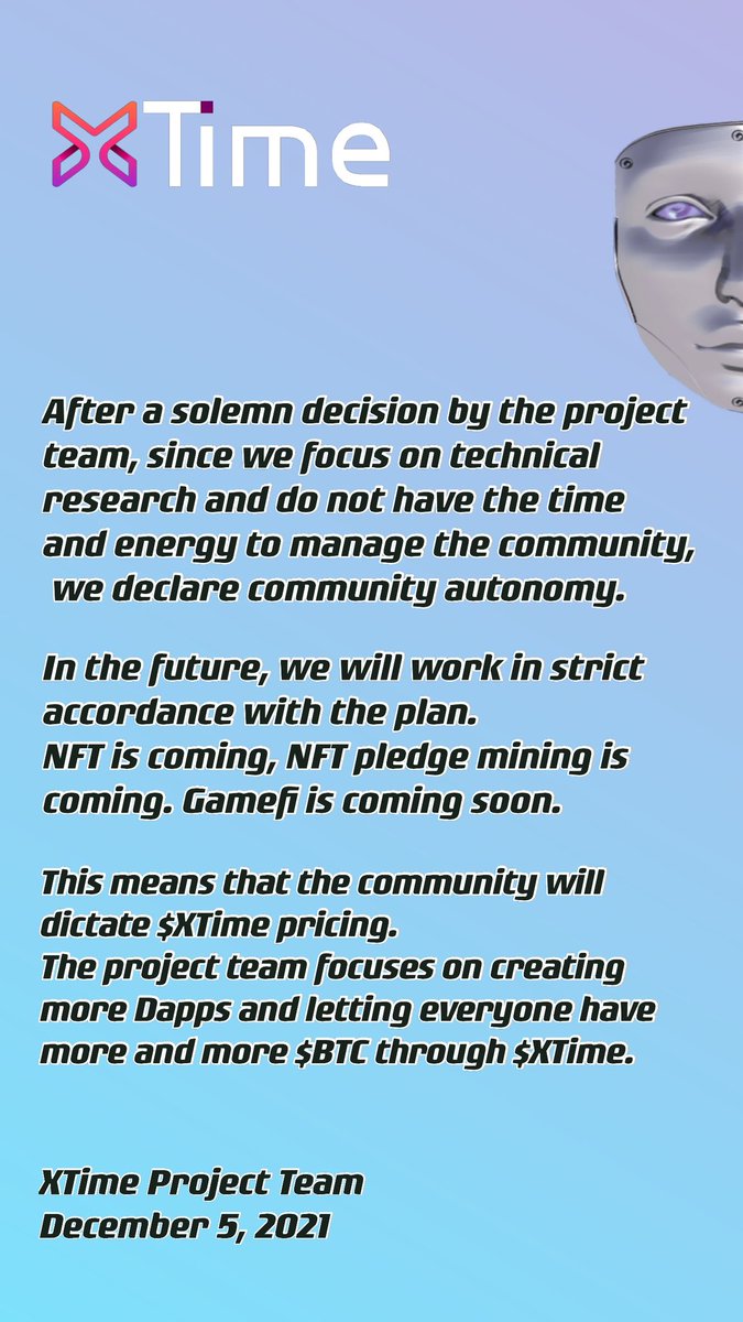 #XTime #BTC #BSC