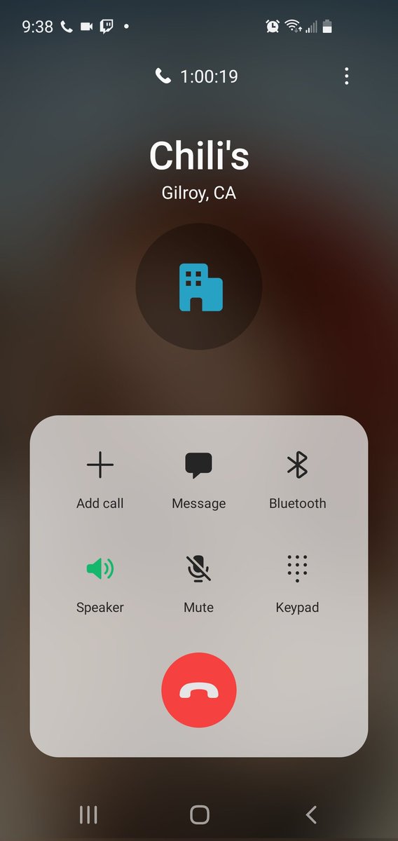 EllingsMary's tweet photo. 1 hour on hold!!! Unacceptable I give up @Chilis @ChilisSupport #chilisfail I went to your competitor. https://t.co/KQ5wwmhETw