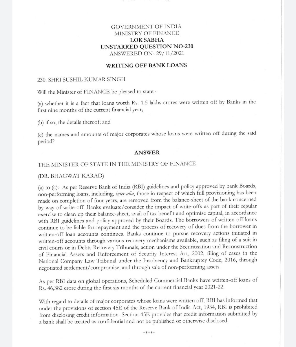 VvekTyagi's tweet photo. Thank u! FM @nsitharaman Ji for taking care of Corporate by waving off Rs 46,382 crore Loans

Same way Plz save #UnitechHomeBuyers by giving Rs 20k crore to yr New Board of Unitech so that they can give our Home/Refund with compensation

SC is not required if you save TaxPayers🙏 https://t.co/ddBkULKnkr