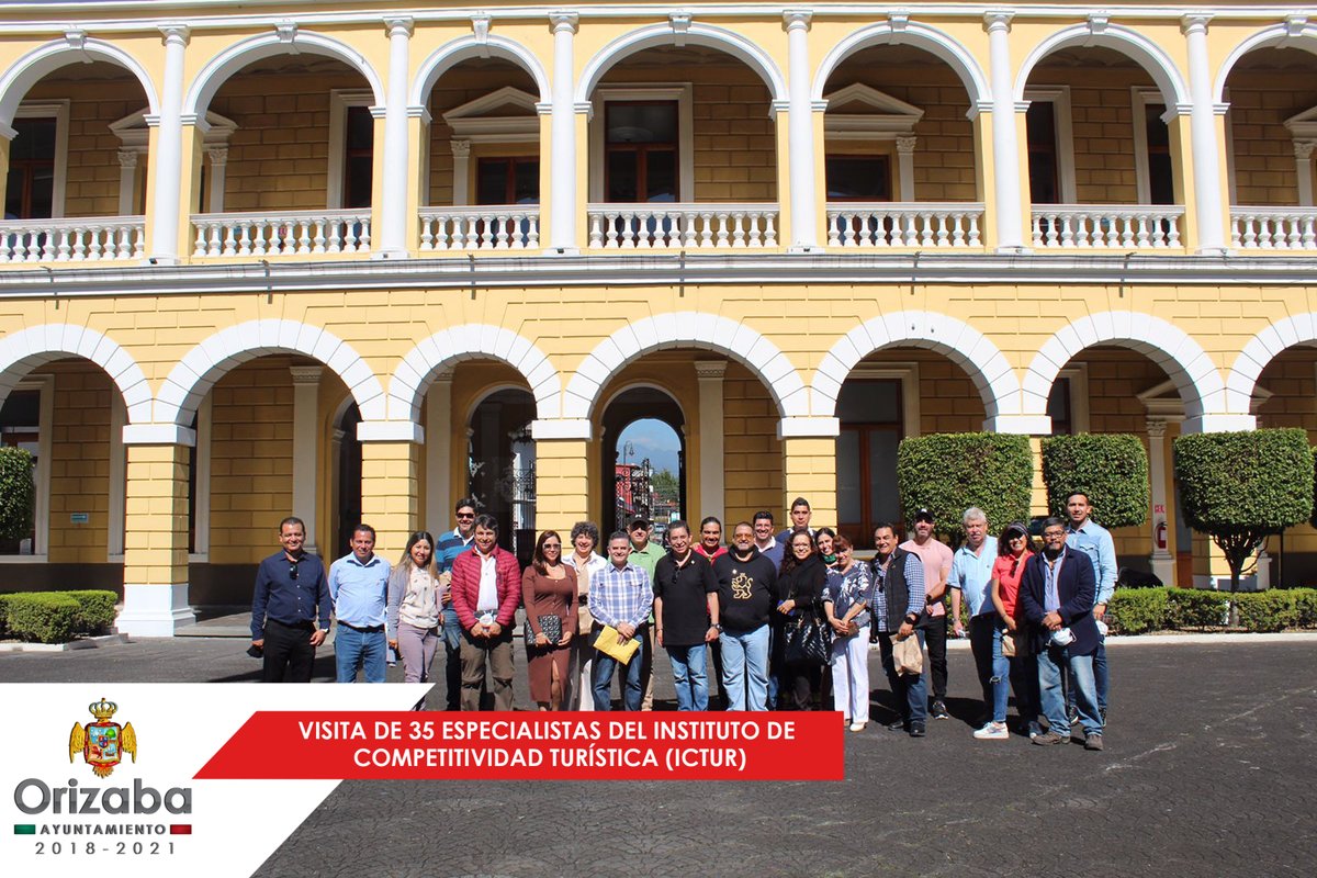 iroji's tweet photo. Este sábado 4 de diciembre recibí la visita del Instituto de competitividad turística #ICTUR en @Orizaba_PuebloM con 35 especialistas de @SECTUR_mx en todo el país. https://t.co/H1RZlmLcRE