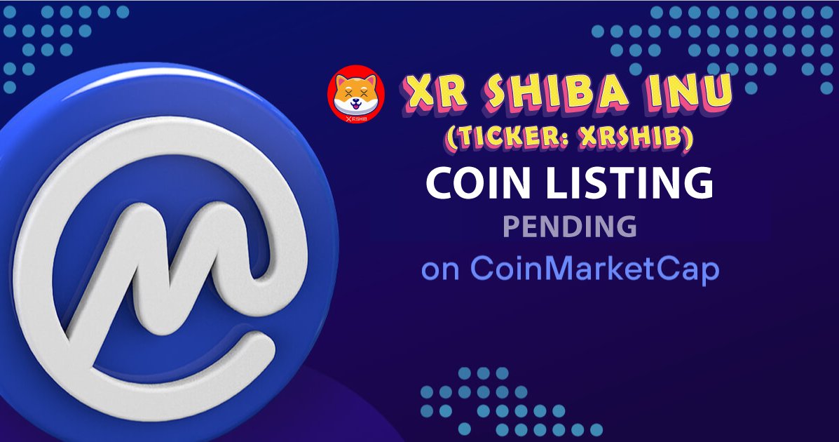 SHIB · Powered by the XRP Ledger (@xrshib) on Twitter photo XRshib <a href="/CoinMarketCap/">CoinMarketCap</a> listing is now in progress.
Smash that:
Like, RT, and rally the #XRshibArmy
and then smash em again! to make sure it happens
<a href="/cmclistings/">CoinMarketCap Listings</a> #XRP #XRPCommunity #XRshib #XummAirdrop <a href="/xumm/">Júnior Silvério</a> <a href="/realSologenic/">Sologenic</a> #XRPArmy #XRPL #XRPtheStandard #XRPLToken #CoinMarketCap XRshib <a href="/CoinMarketCap/">CoinMarketCap</a> listing is now in progress.
Smash that:
Like, RT, and rally the #XRshibArmy
and then smash em again! to make sure it happens
<a href="/cmclistings/">CoinMarketCap Listings</a> #XRP #XRPCommunity #XRshib #XummAirdrop <a href="/xumm/">Júnior Silvério</a> <a href="/realSologenic/">Sologenic</a> #XRPArmy #XRPL #XRPtheStandard #XRPLToken #CoinMarketCap