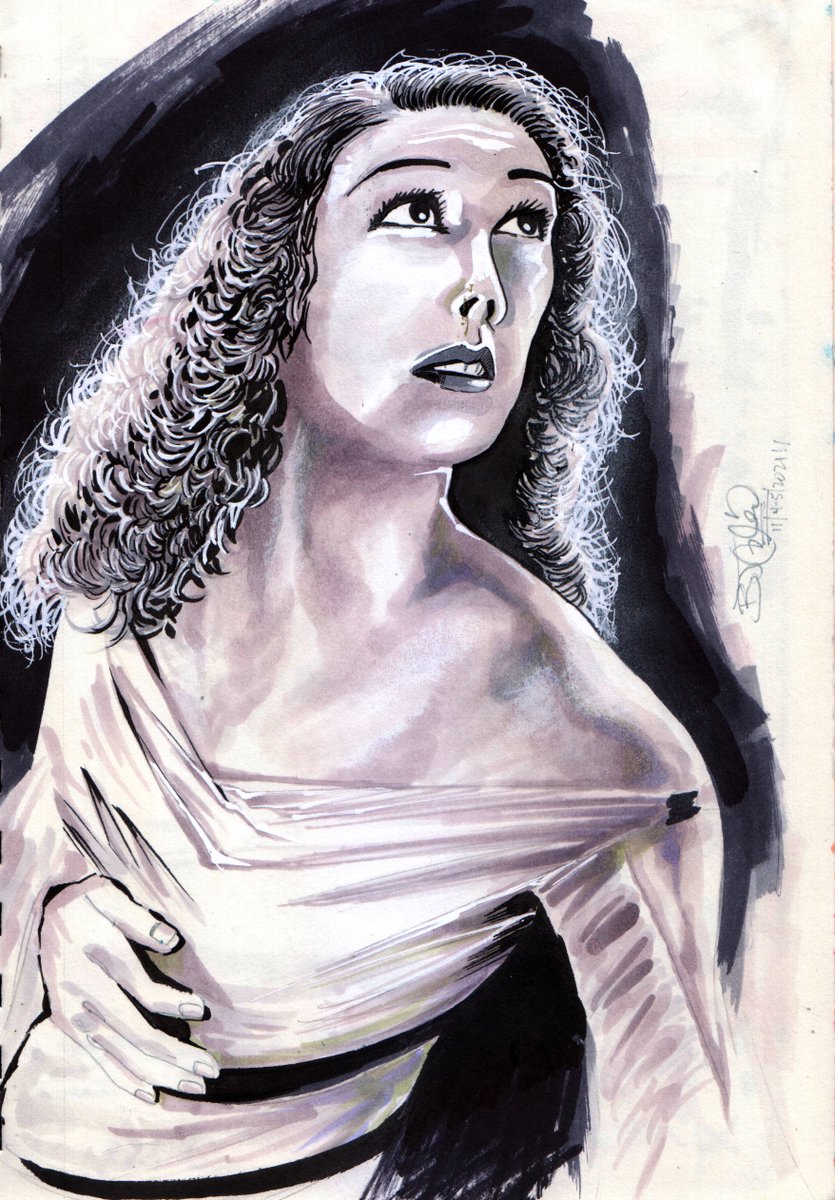 EpicBenjaminJ's tweet photo. #sketchbooksaturday
Classic B&amp;W #movies continue with 1933's cinematic masterpiece #KingKong, and it's iconic female lead #AnnDarrow, played by the great #FayWray. 
.
#film #arthouse #MerianCCooper #blackandwhitefilm #classicfilms #Artist #inkdrawing #Grayscale #copicmarkers https://t.co/HQd6SmVtty