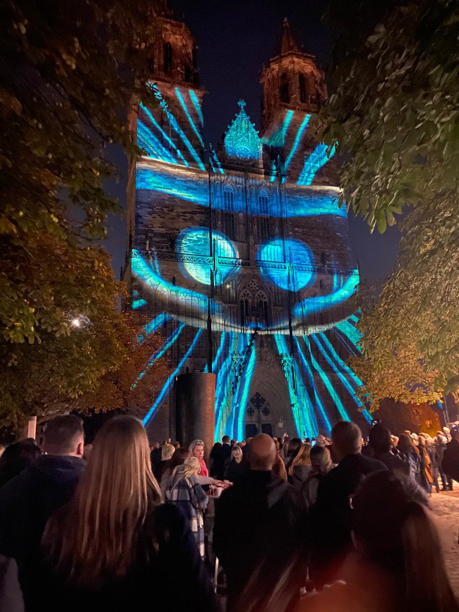 vi_3d's tweet photo. Magdeburg in Light 2021
Virtual World
Beamer Mapping Projection Festival
on Westportal Magdeburg Cathedral
https://t.co/9nLJDLAvtX
#projectionmapping #videomapping #mapping #projection #digitalart #dmapping #art #projectionart #interaktiv #visualart #lightart #madmapper #vj https://t.co/v2LgPD9AWy