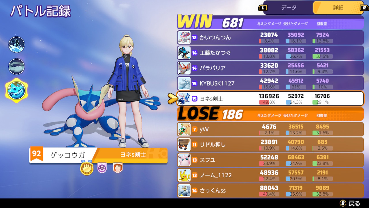 ヨネs剣士 ポケモンユナイト Nintendoswitch えんまくなみのりゲコつっよwwwwwwwwwwww T Co Qzmtbg6d3n Twitter